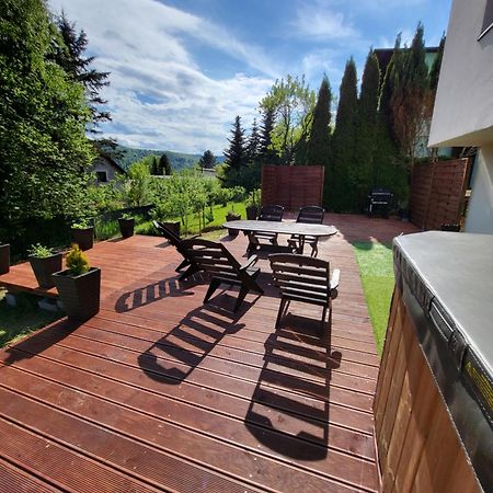 Apartamenty Willa Naskarpie Jacuzzi Sauna Basen Wisła Εξωτερικό φωτογραφία